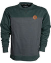 Quarry Crew Sweatshirt - Forest/Charcoal
