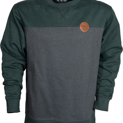 Quarry Crew Sweatshirt - Forest/Charcoal