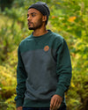 Quarry Crew Sweatshirt - Forest/Charcoal