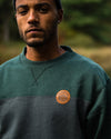 Quarry Crew Sweatshirt - Forest/Charcoal