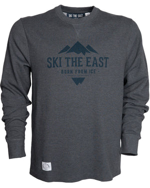 Mansfield Waffle Longsleeve - Charcoal