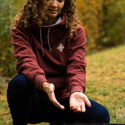 Women's Cascade Pullover Hoodie - Brick