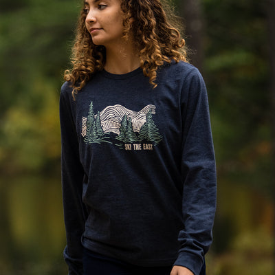 Women's Head For The Hills Longsleeve - Navy