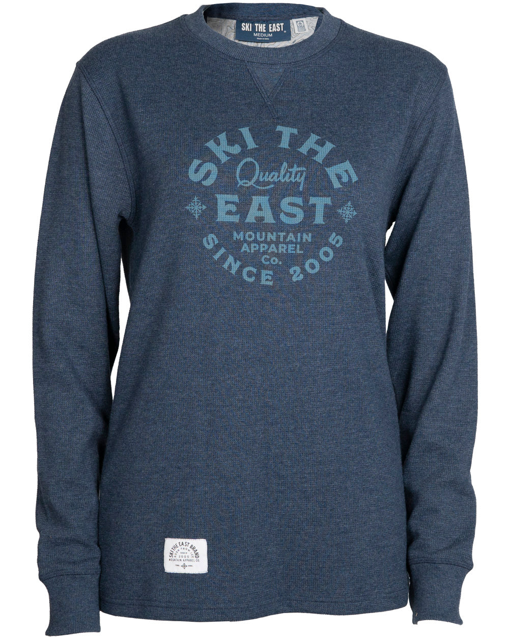 Women's Mansfield Waffle Longsleeve - Navy