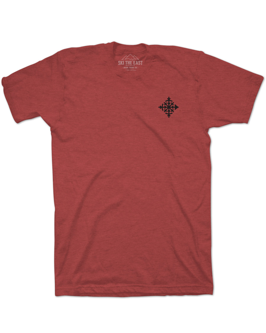 Compass Tee - Cardinal