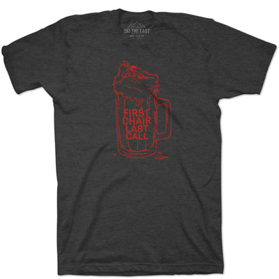 First Chair Last Call Tee - Charcoal