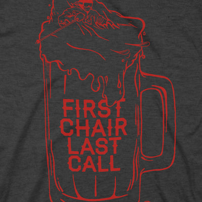 First Chair Last Call Tee - Charcoal