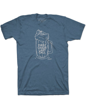 First Chair Last Call Tee - Indigo