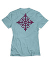 Women's Compass Tee - Glacier Blue