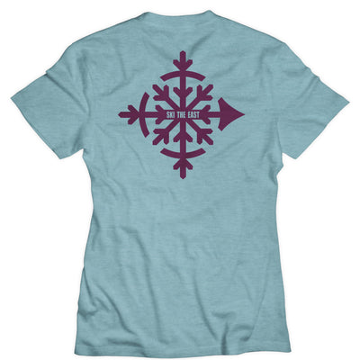Women's Compass Tee - Glacier Blue