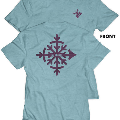 Women's Compass Tee - Glacier Blue