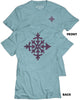 Women's Compass Tee - Glacier Blue
