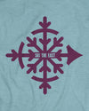 Women's Compass Tee - Glacier Blue