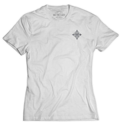Women's Compass Tee - Powder White