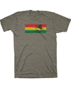 Women's Flyin Ryan Rasta Flag Tee - Smoke