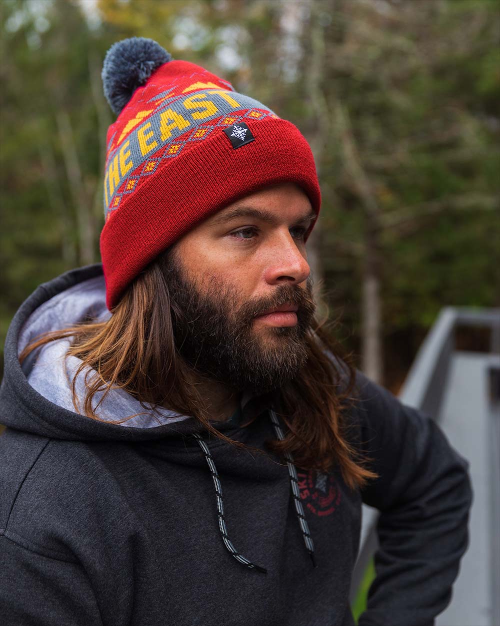 Mens pom pom beanie on sale