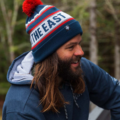 Tailgater Pom Beanie- Clubhouse Navy
