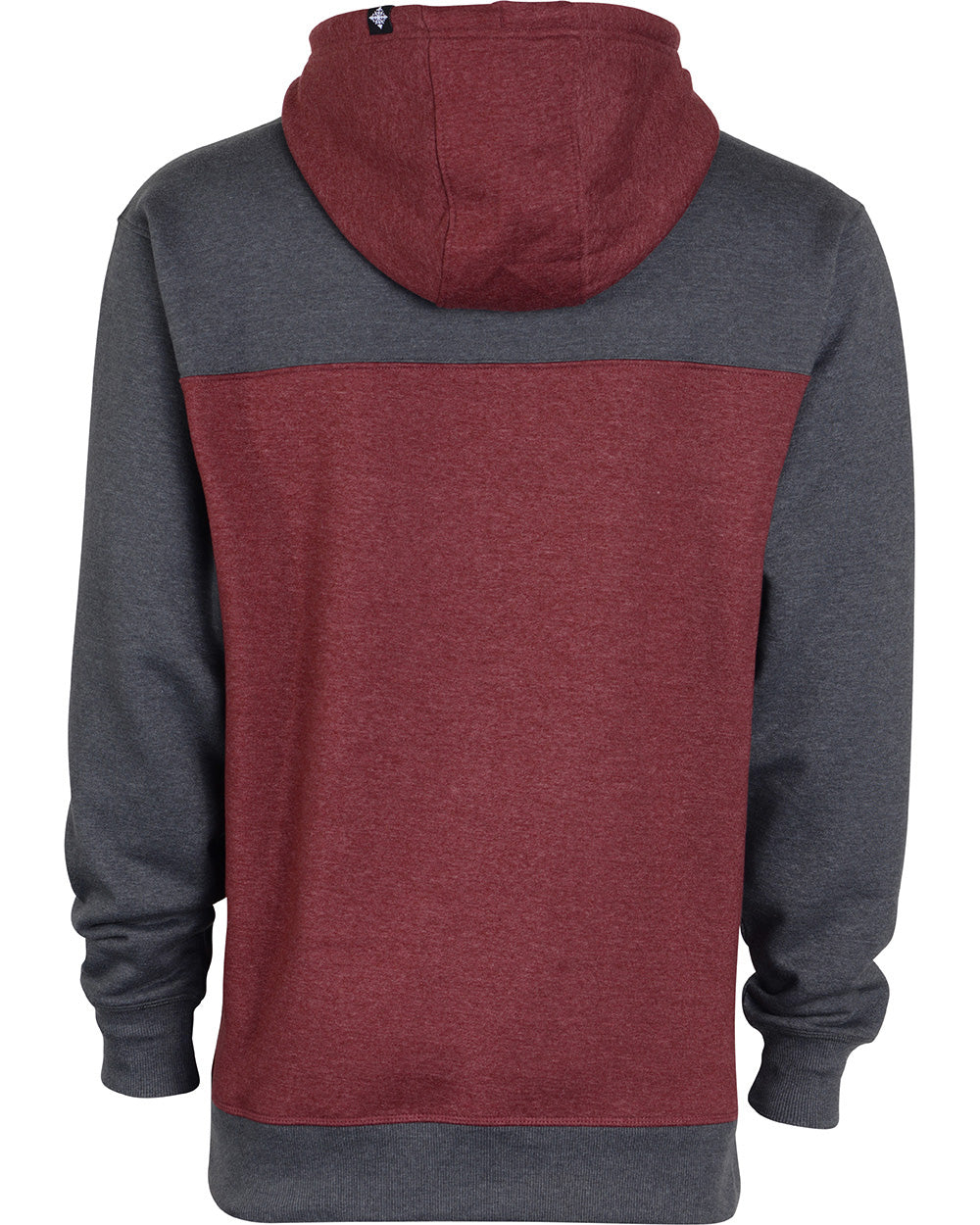 Crawford Pullover Hoodie - Charcoal & Brick