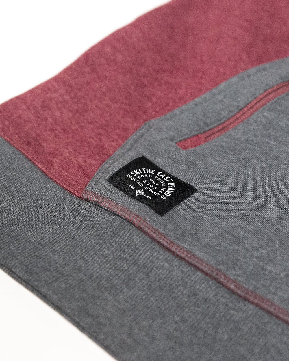 Crawford Pullover Hoodie - Charcoal & Brick