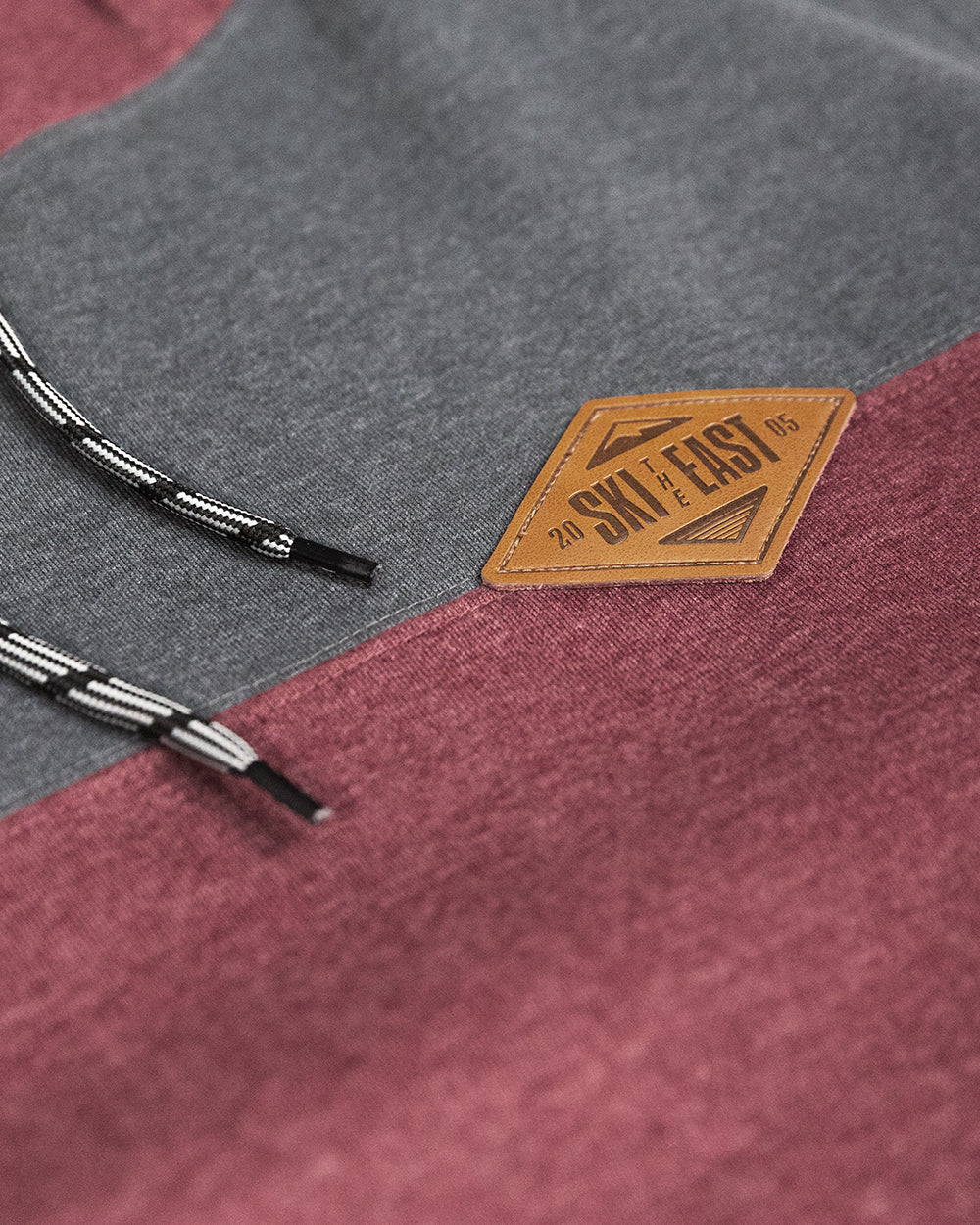 Crawford Pullover Hoodie - Charcoal & Brick