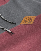 Crawford Pullover Hoodie - Charcoal & Brick