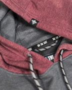 Crawford Pullover Hoodie - Charcoal & Brick