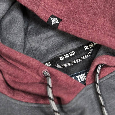 Crawford Pullover Hoodie - Charcoal & Brick