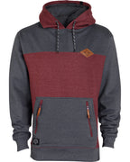 Crawford Pullover Hoodie - Charcoal & Brick