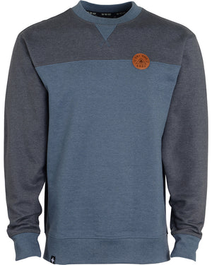 Quarry Crew Sweatshirt - Indigo/Charcoal