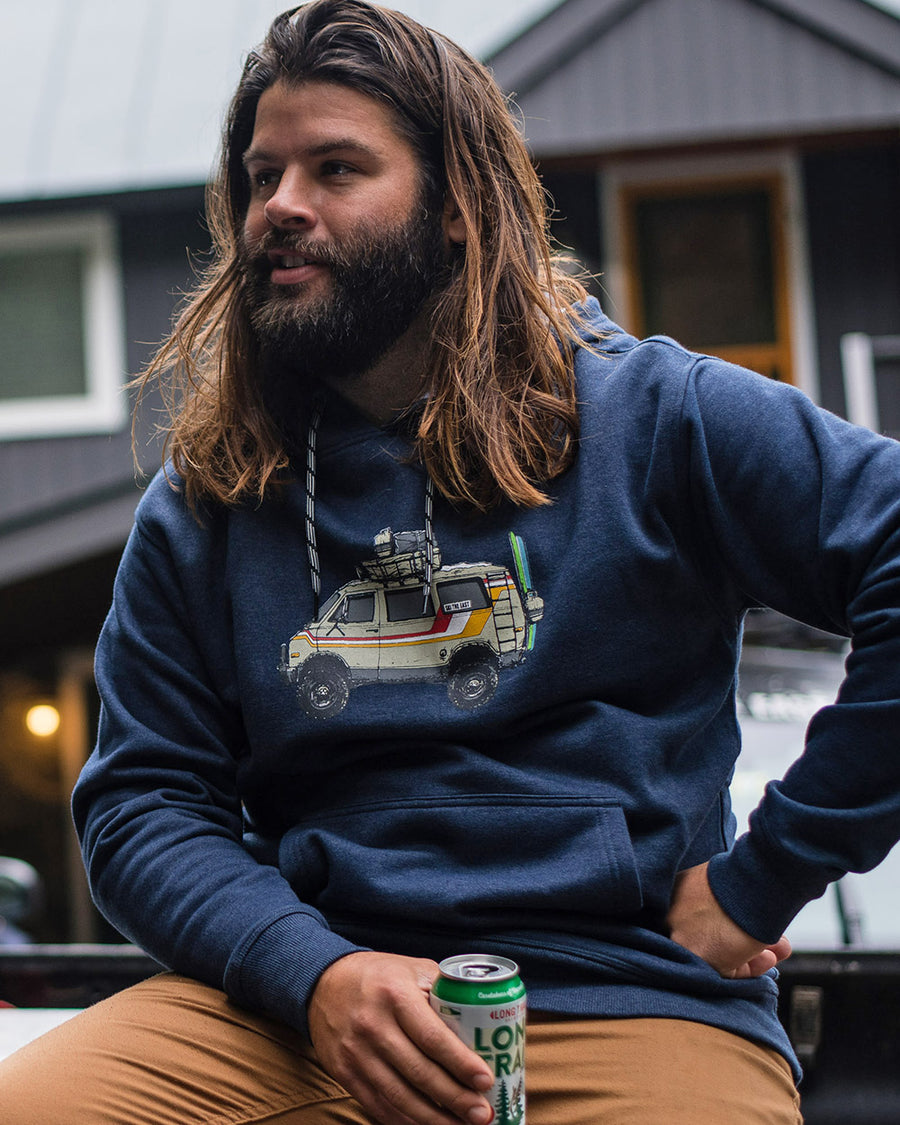 Van Life Pullover Hoodie - Navy