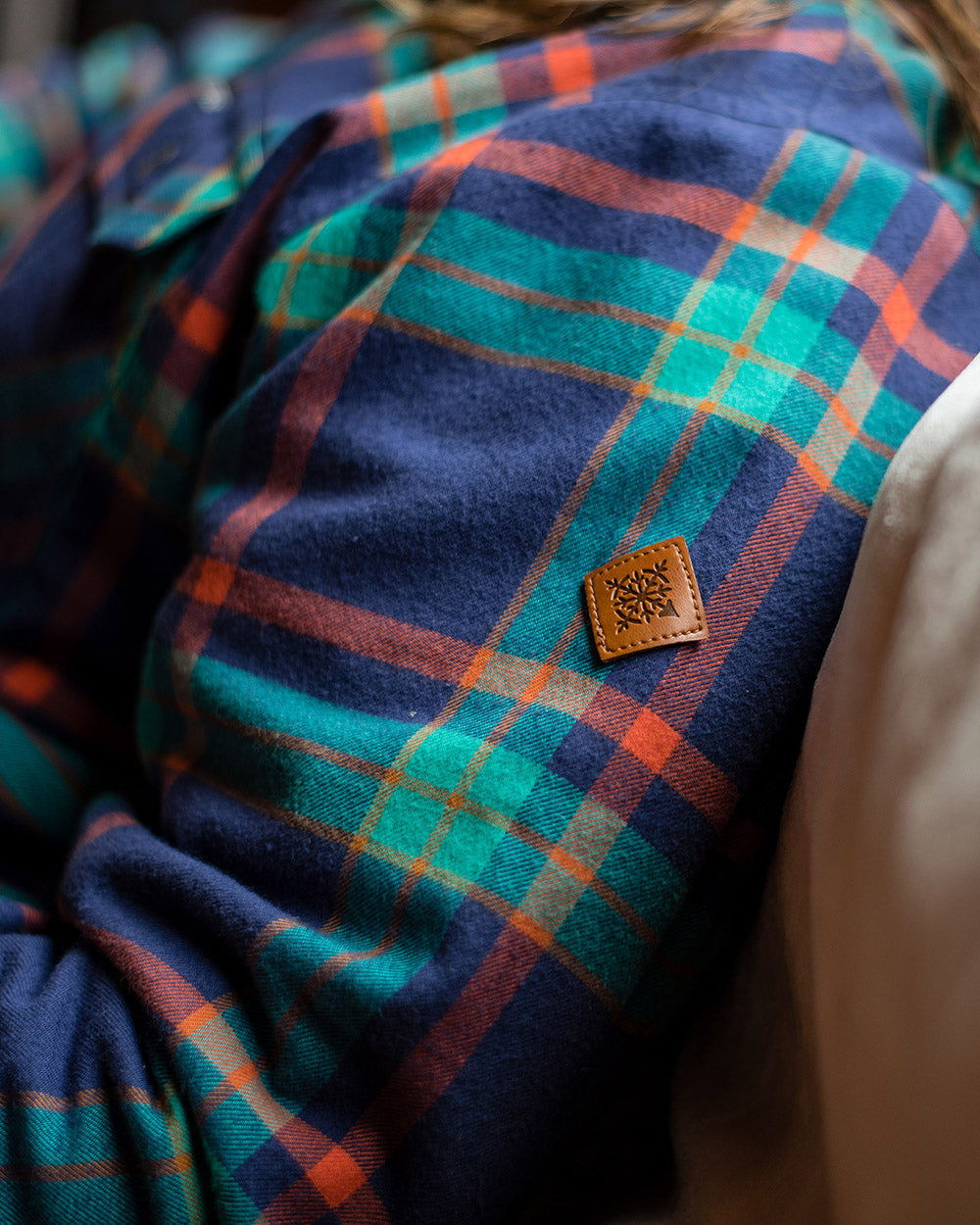 Woodbury Fleece Lined Flannel - Bluebird Day