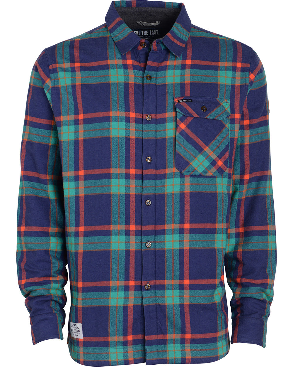 Woodbury Fleece Lined Flannel - Bluebird Day