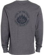 Loyalty Waffle Long Sleeve - Charcoal