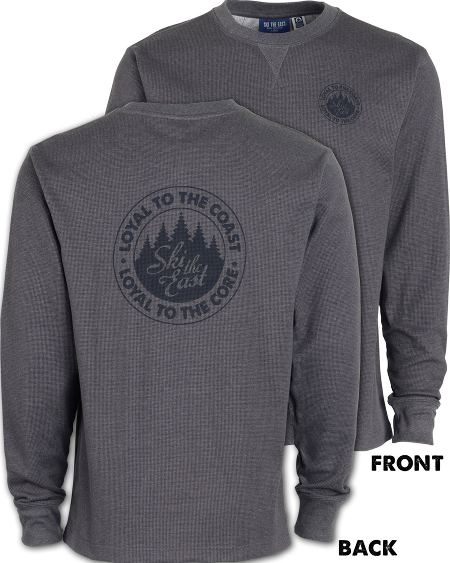 Loyalty Waffle Long Sleeve - Charcoal