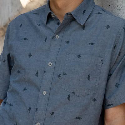 Backcountry Oxford Short Sleeve - Navy
