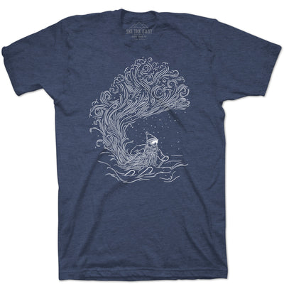 Blizzard Wizard Tee - Navy