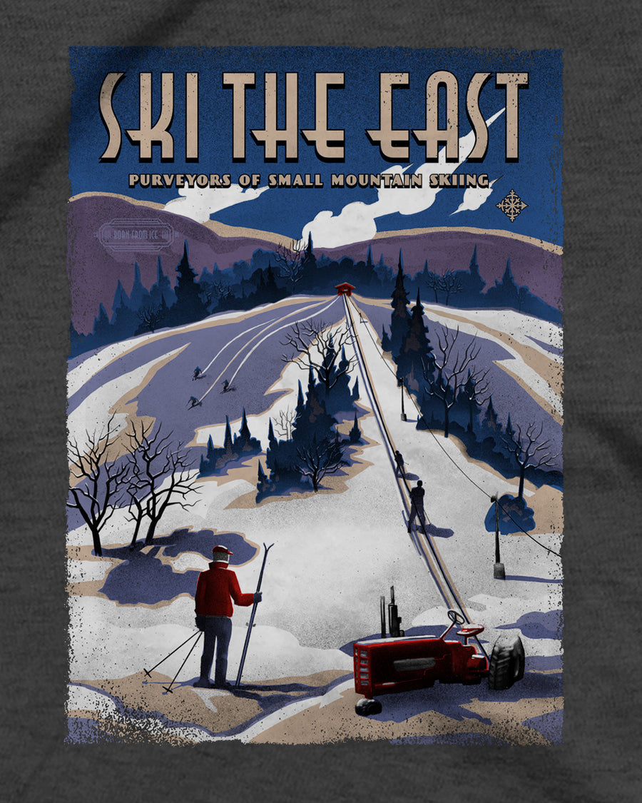 Hillside Harvest Tee - Charcoal