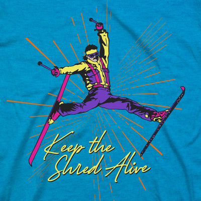 Maximum Daffy Tee - Ice Blue