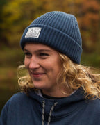 Women's Double Down Beanie - Indigo
