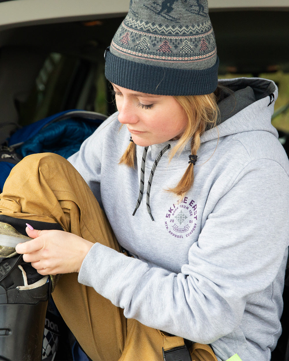 Women's Icon Pullover Hoodie - Gray