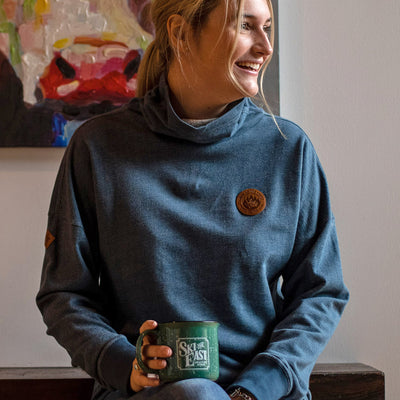 Women's Pinnacle Funnel Neck - Indigo