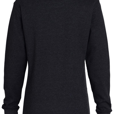 Women's Mansfield Waffle Long Sleeve - Vintage Black