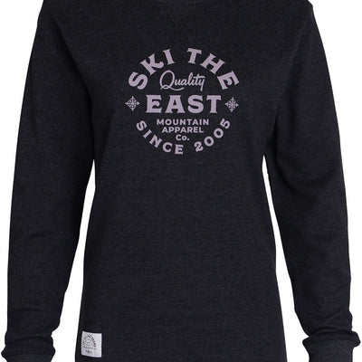 Women's Mansfield Waffle Long Sleeve - Vintage Black