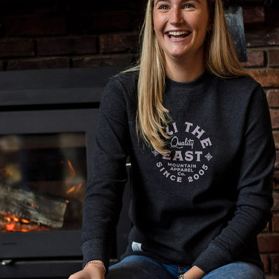 Women's Mansfield Waffle Long Sleeve - Vintage Black