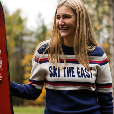 Women's Tailgater Shredder Sweater - Gnarly Navy