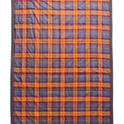 Fireside Fleece Lined Blanket - Ridgeline Rust