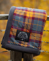 Fireside Fleece Lined Blanket - Ridgeline Rust