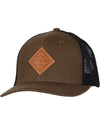 Born From Ice Canvas Trucker Hat - Brown