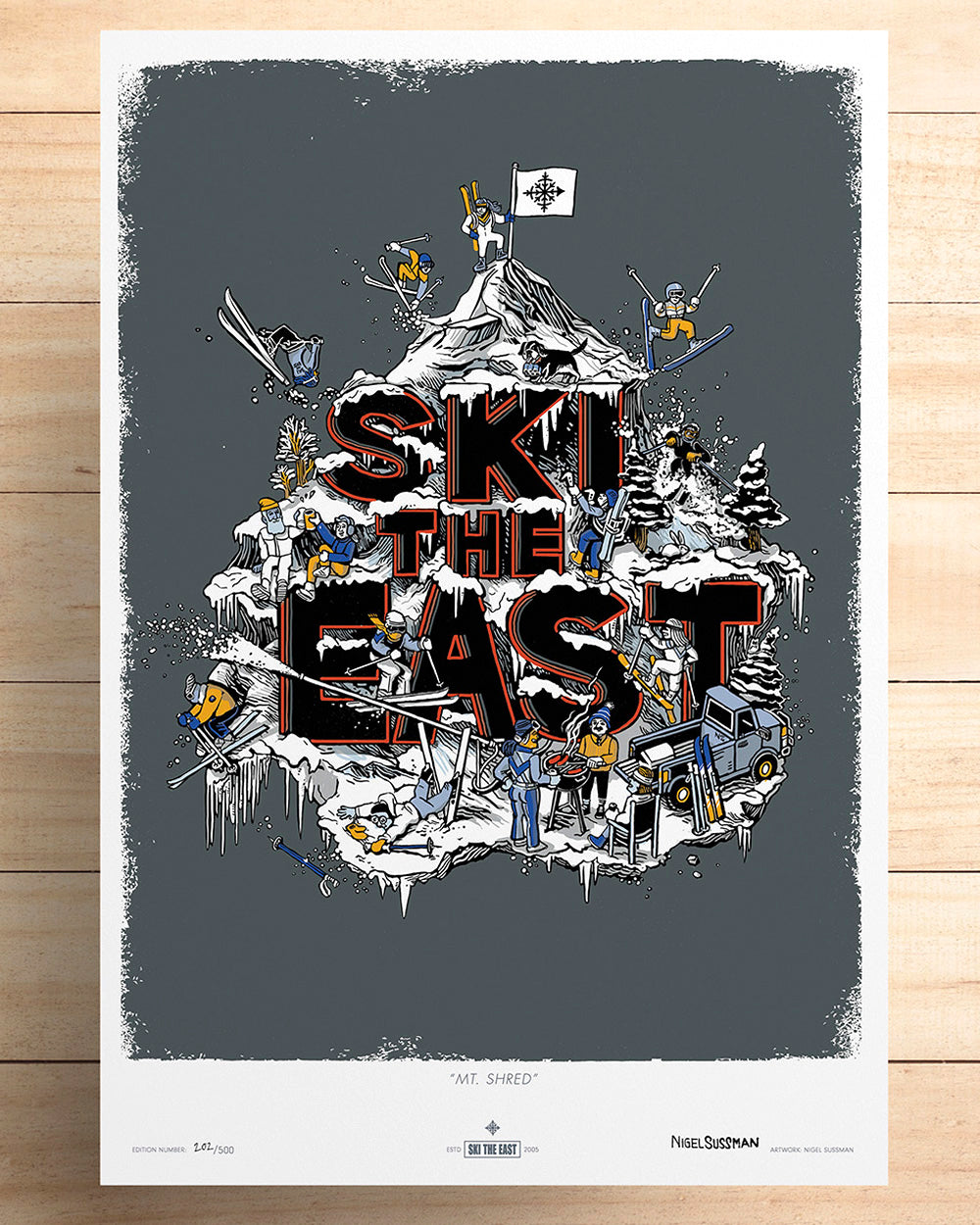 Limited Edition Print - Mt. Shred