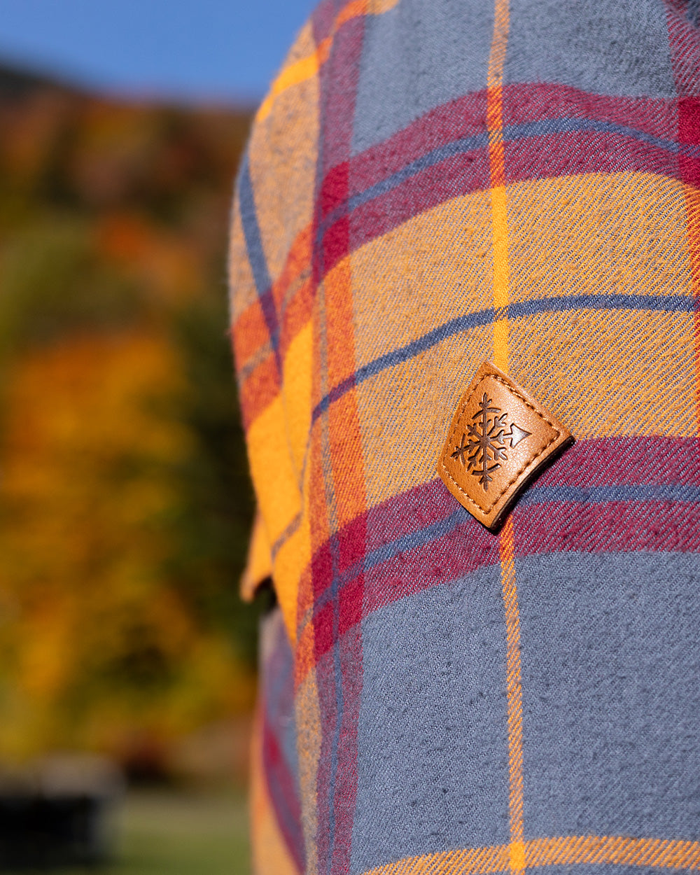 Woodbury Fleece Lined Flannel - Ridgeline Rust